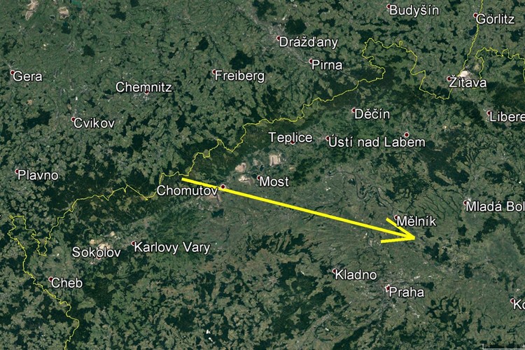 Lednový bolid Bolid a co (ne)dopadlo na zemský povrch
