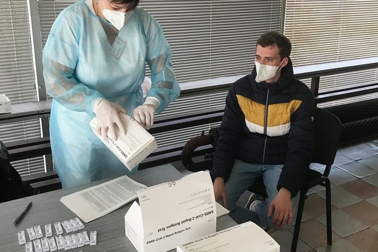 Hromadné testování v Elektrárně Dětmarovice