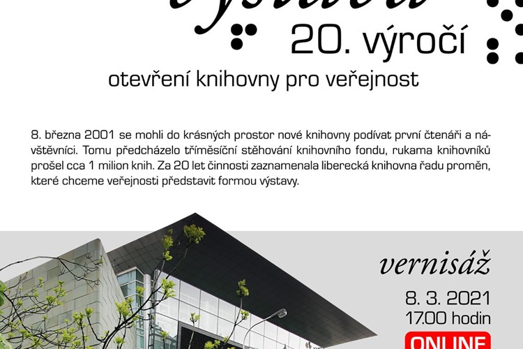 Dvacet let oslaví liberecká Krajská vědecká knihovna skromně. Kvůli covidu