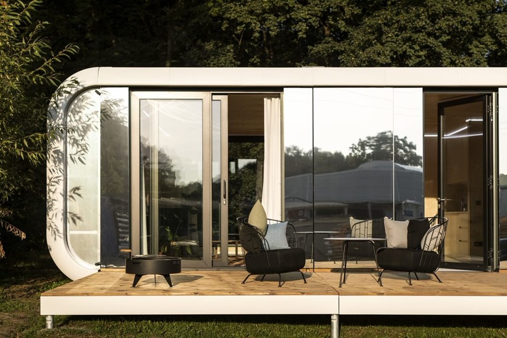 Centrum modulární architektury KOMA Modular ve Vizovicích.