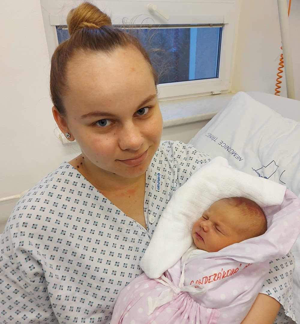 Laura přišla na svět  1. ledna 2022 v 7:28 hod.
