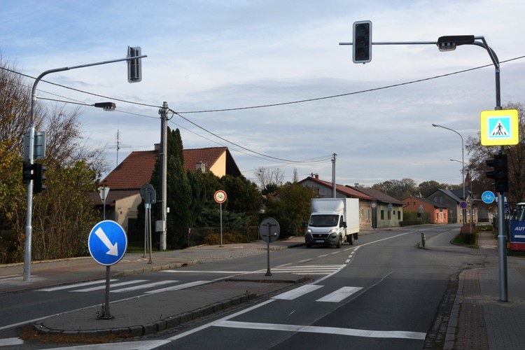 V Bohumíně přibyl na nejfrekventovanější silnici nový semafor