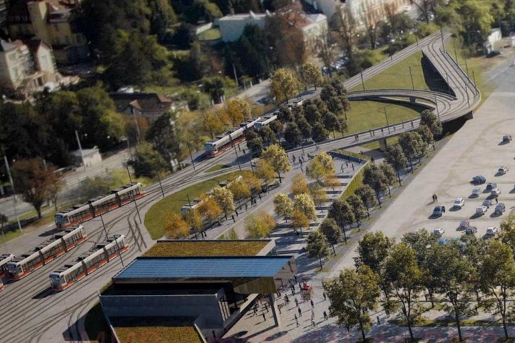 Kácením stromů začínají v Brně přípravy projektu stavby vratné smyčky v Pisárkách