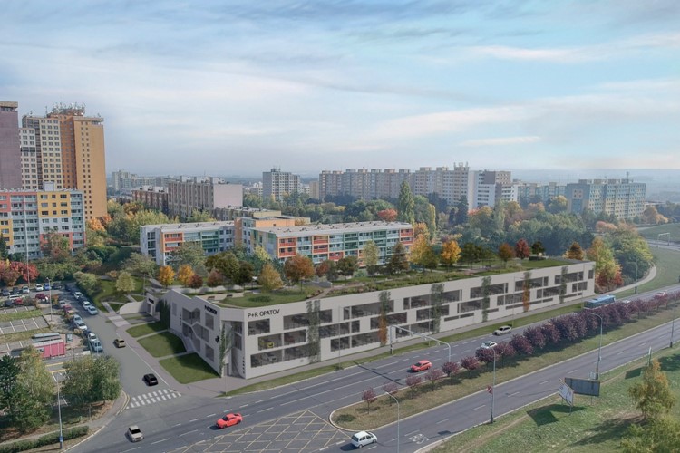 U stanice metra Opatov vznikne nové záchytné parkoviště pro 495 vozidel