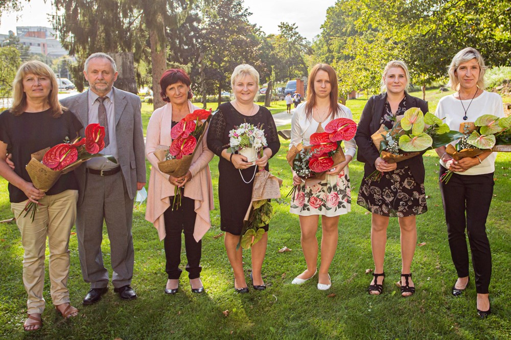 Ocenění pečující z roku 2020. Vpravo paní Dagmar Kalčáková, pečující o syna Davida.