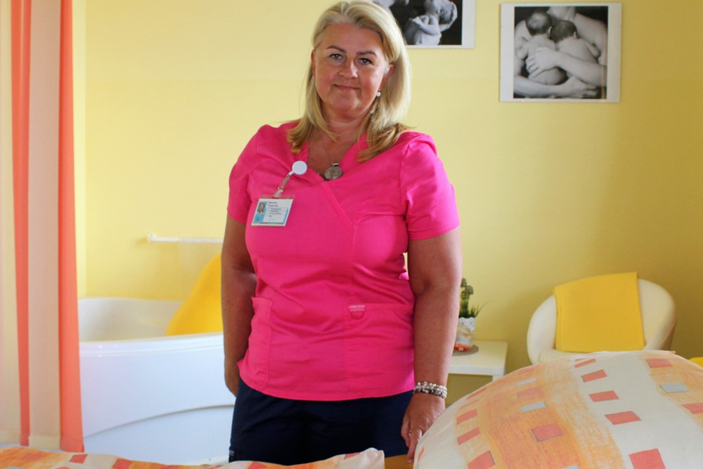 Porodní asistentka Markéta Šrajerová.