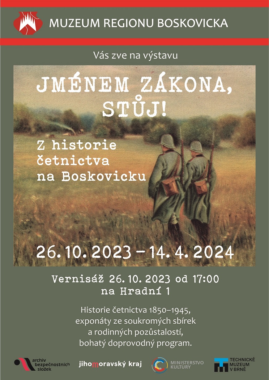 Jménem zákona, stůj! Z historie četnictva na Boskovicku