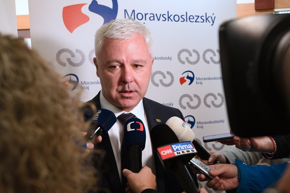 Moravskoslezský hejtman Jan Krkoška.