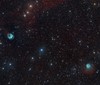 Titul Česká astrofotografie měsíce za říjen 2023 obdržel snímek „Tři planetární mlhoviny“, jehož autorem je Evžen Brunner