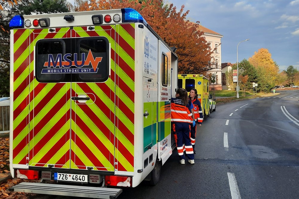 Mobilní iktová jednotka.