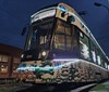 Vyjela vánoční tramvaj DPO, první jízdou podpořila Tyrkysovou sbírku