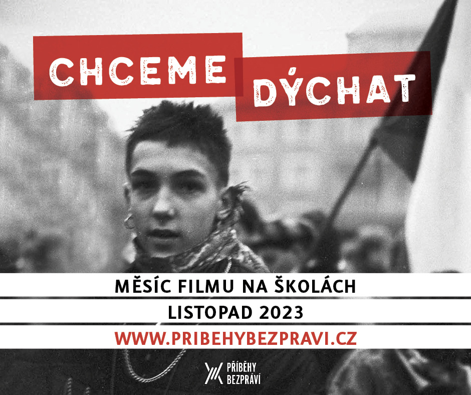 Tisíce školáků zhlédnou v listopadu nový film Karla Strachoty 1989: Chceme dýchat 