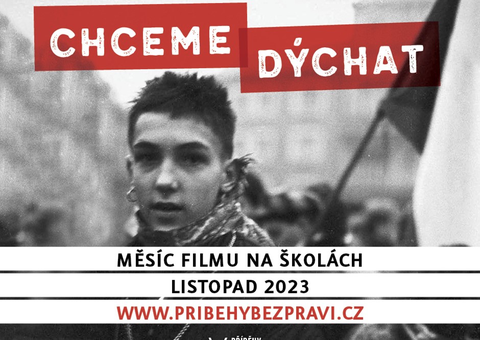 Tisíce školáků zhlédnou v listopadu nový film Karla Strachoty 1989: Chceme dýchat 