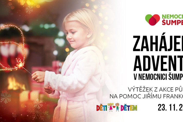 Nemocnice Šumperk slavnostně zahájí s iniciativou DĚTI DĚTEM advent, nebudou chybět koledy, punč i charitativní bazárek