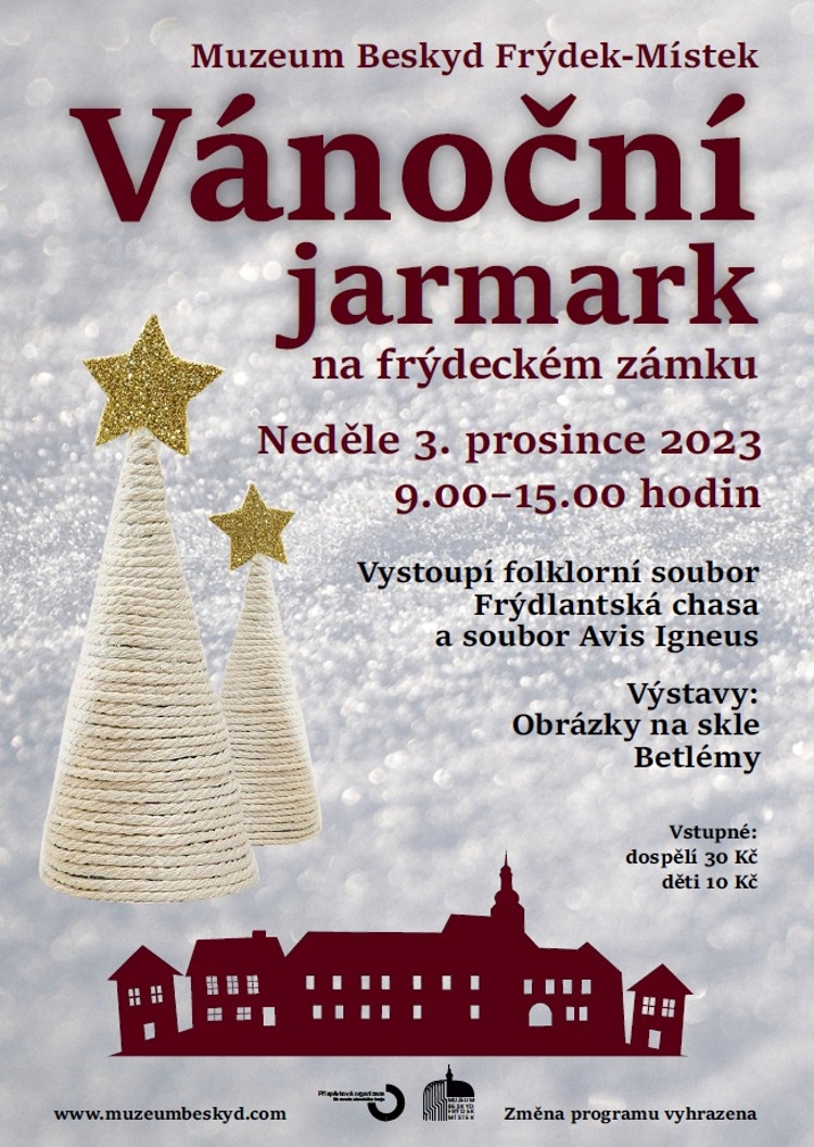 Tradiční vánoční jarmark na frýdeckém zámku