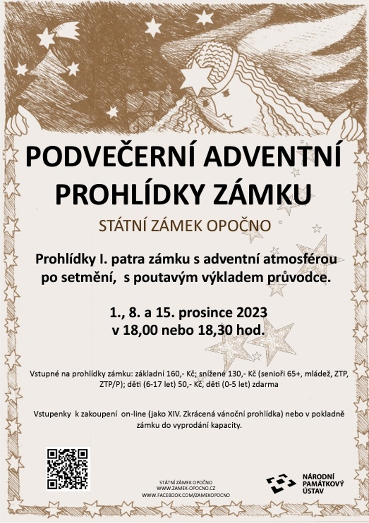 Podvečerní adventní prohlídky zámku