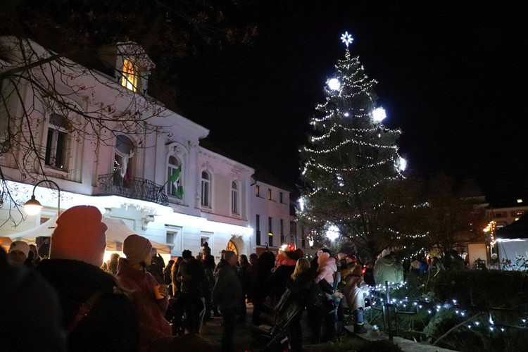 Před jarmekem se poprvé rozsvítí vánoční strom města
