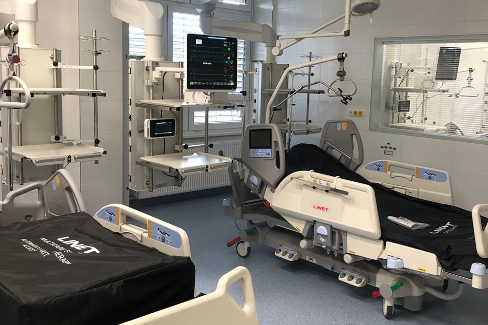 Nové anesteziologicko-resuscitační oddělení v kyjovské nemocnici.