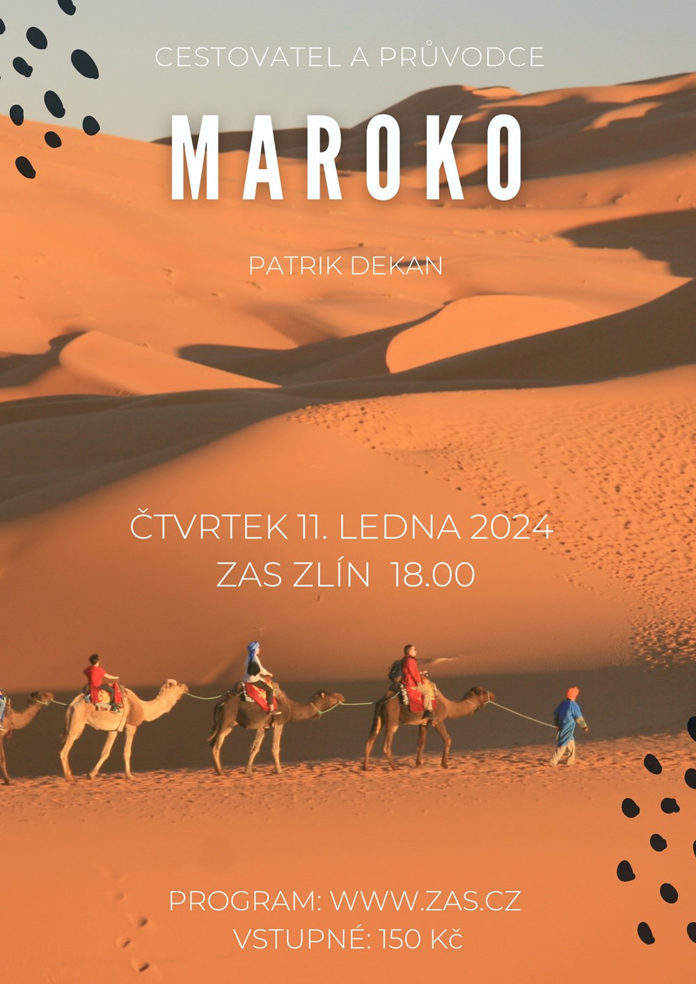Cestopisná přednáška Maroko - Patrik Dekan