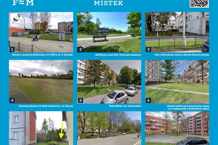 Frýdek-Místek zvelebí další lokalitu. Výběr je opět na občanech