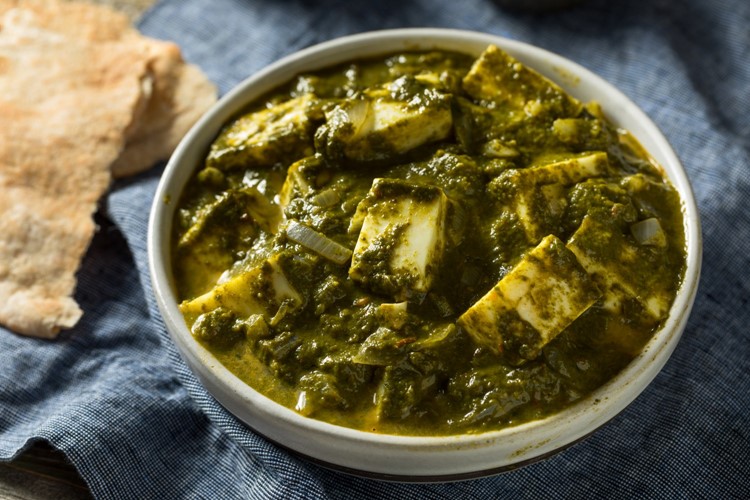 Mezinárodní kuchyně: Saag paneer
