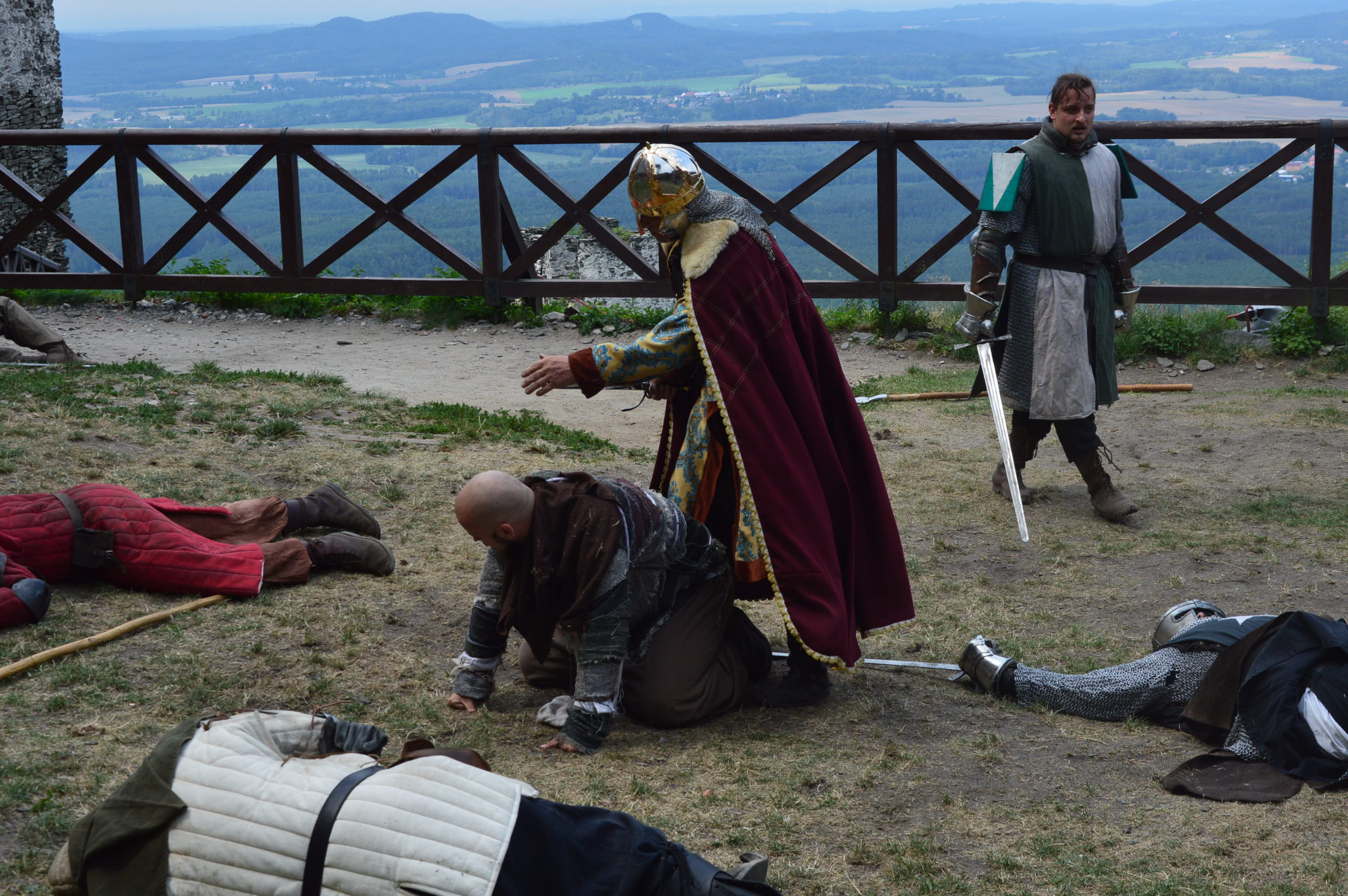 Šermíři Corvus Milites na Bezdězu