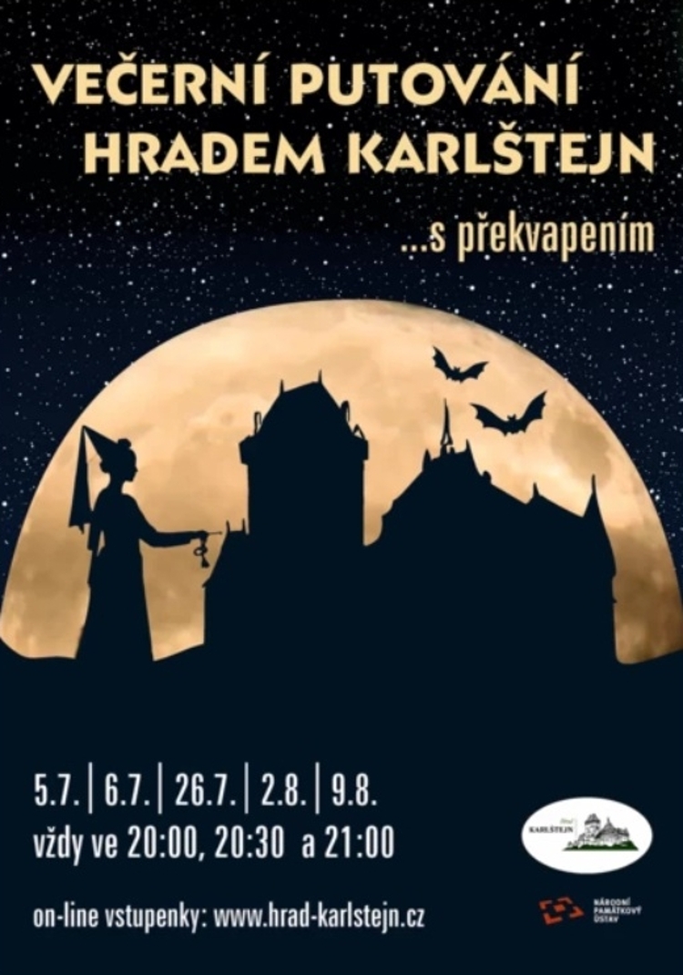 Večerní putování hradem s překvapením...