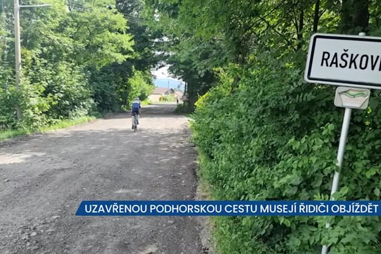 Cesta mezi Frýdlantem a Pražmem se musí objíždět