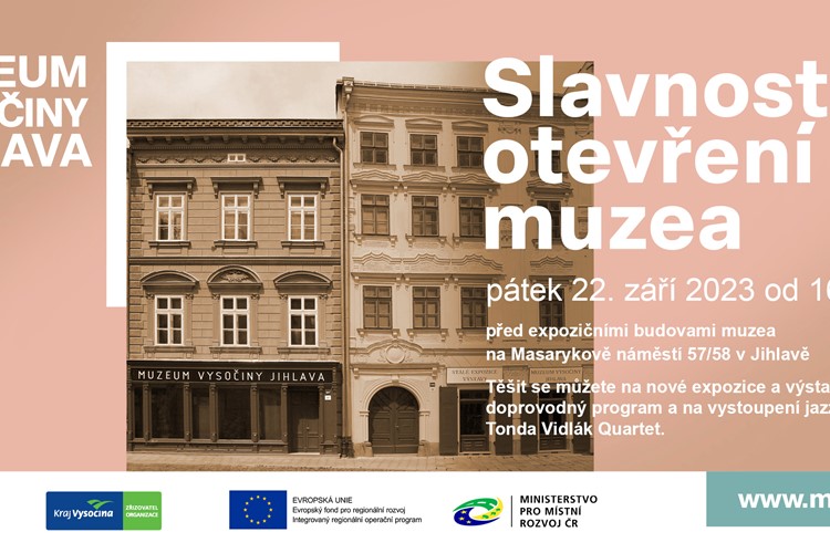 Jihlavské muzeum otevírá 22. září!
