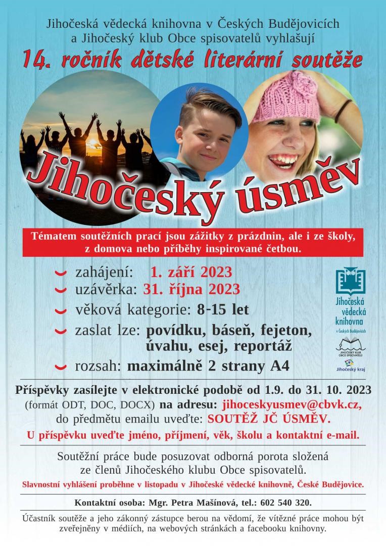 Jihočeský úsměv - literární soutěž pro děti