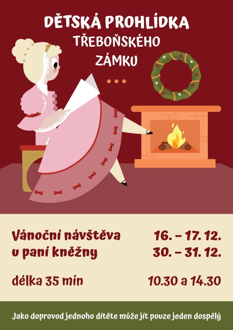 Dětská zámecká prohlídka Vánoční návštěva u paní kněžny
