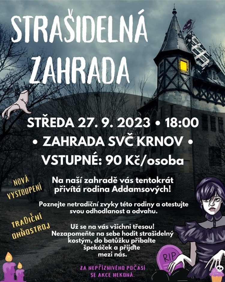 Strašidelná zahrada - Addamsova rodina
