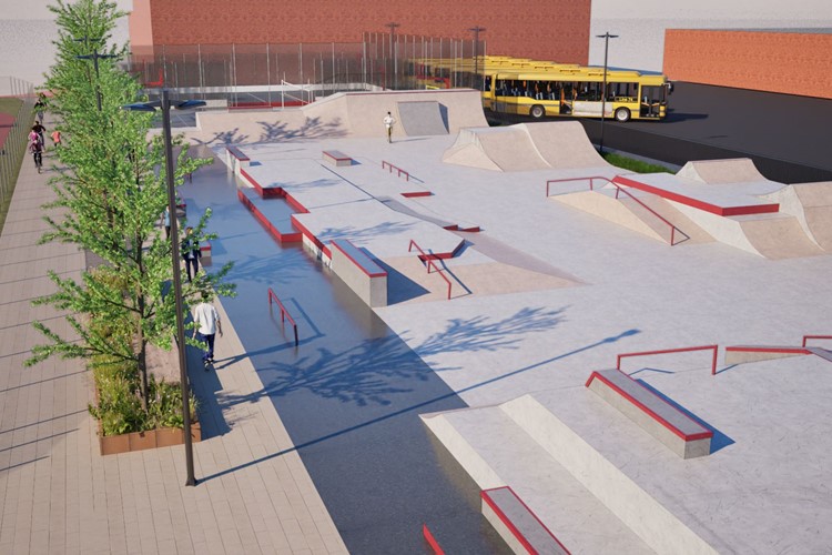 Město Zlín chystá modernizaci skateparku Bartoška