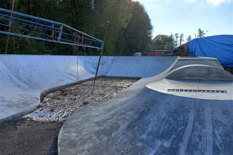 Skatepark bude pro veřejnost otevřen v červnu 2024