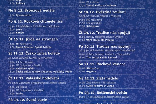 Vánoce ve Valašském Meziříčí