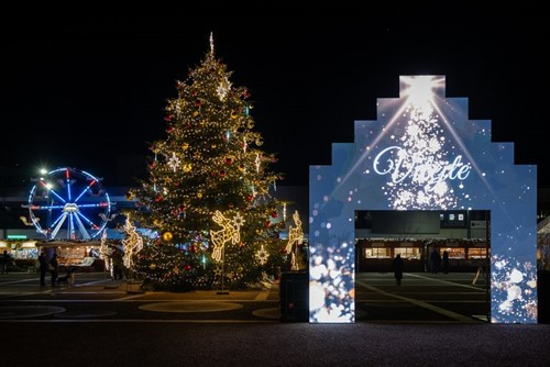 Rozsvícením stromu na Náměstí Ostrava-Jih začal advent. Ulice rozzářila vánoční výzdoba