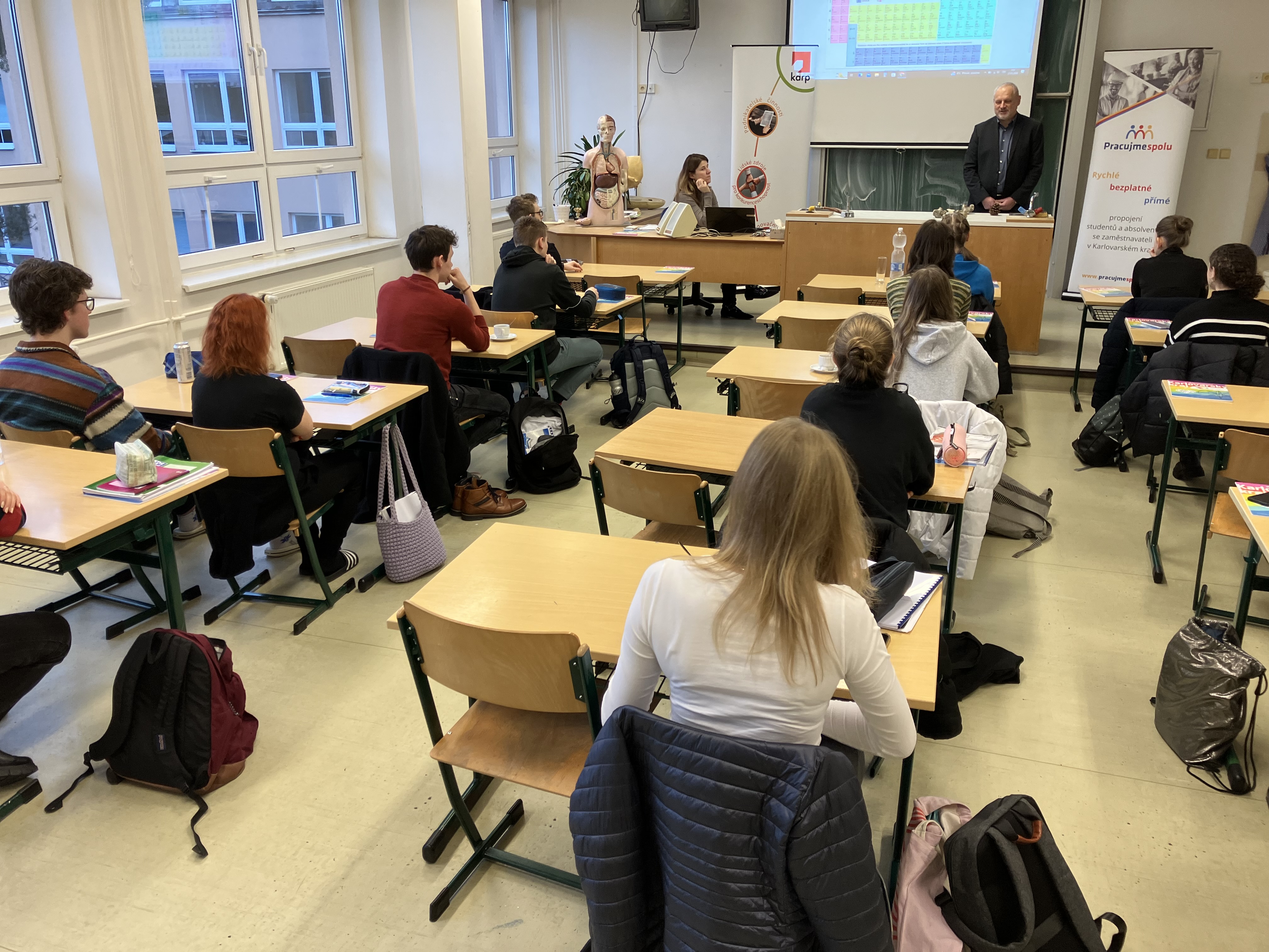 Projekt Medikem na gymplu uzavírá první pololetí 