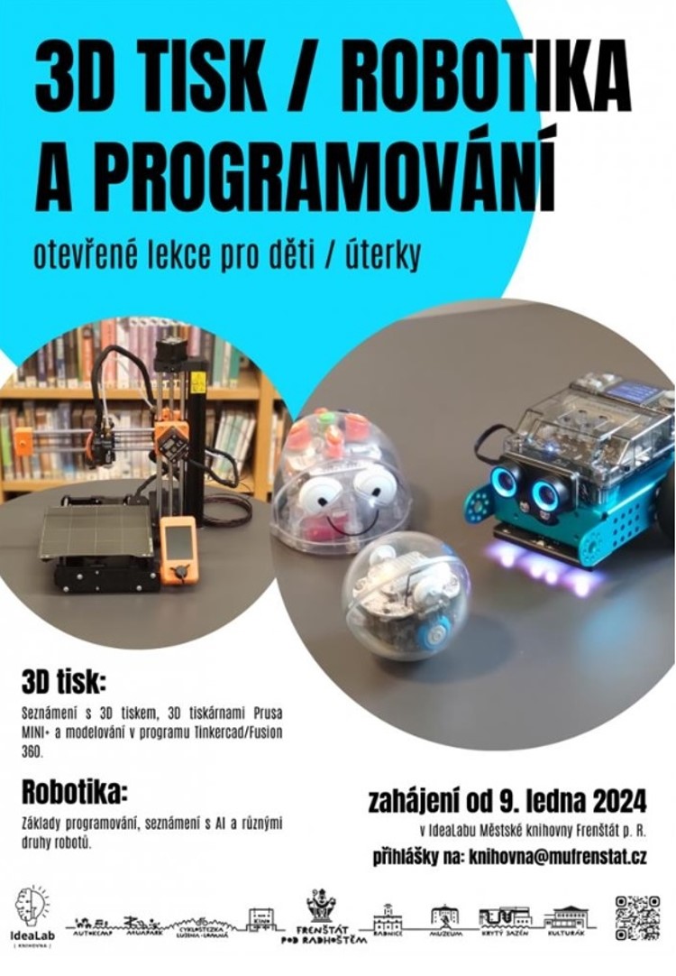3D TISK / ROBOTIKA a programování pro děti