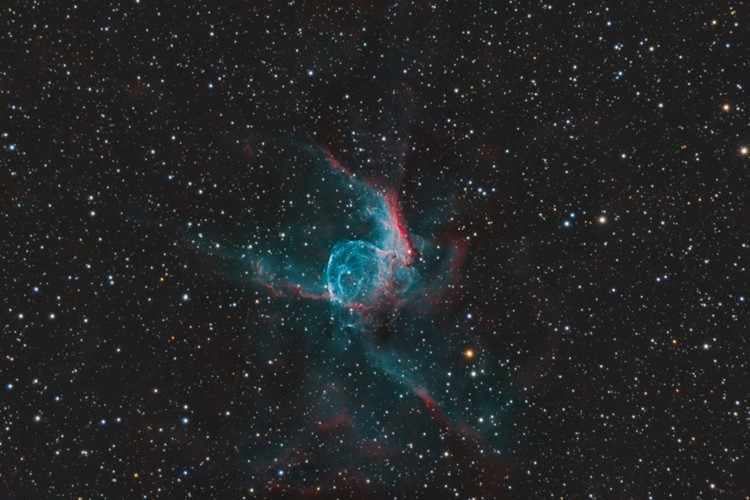 Titul Česká astrofotografie měsíce za leden 2024 obdržel snímek „NGC 2359 - Thorova helma“, jehož autorem je Roman Hujer