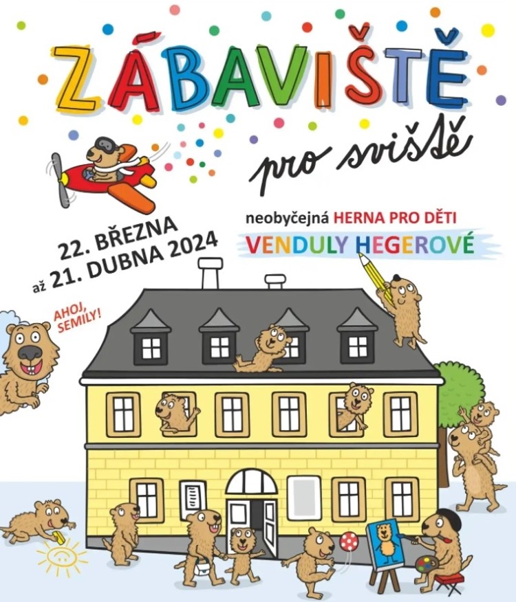 Zábaviště pro sviště je neobyčejnou hernou pro děti