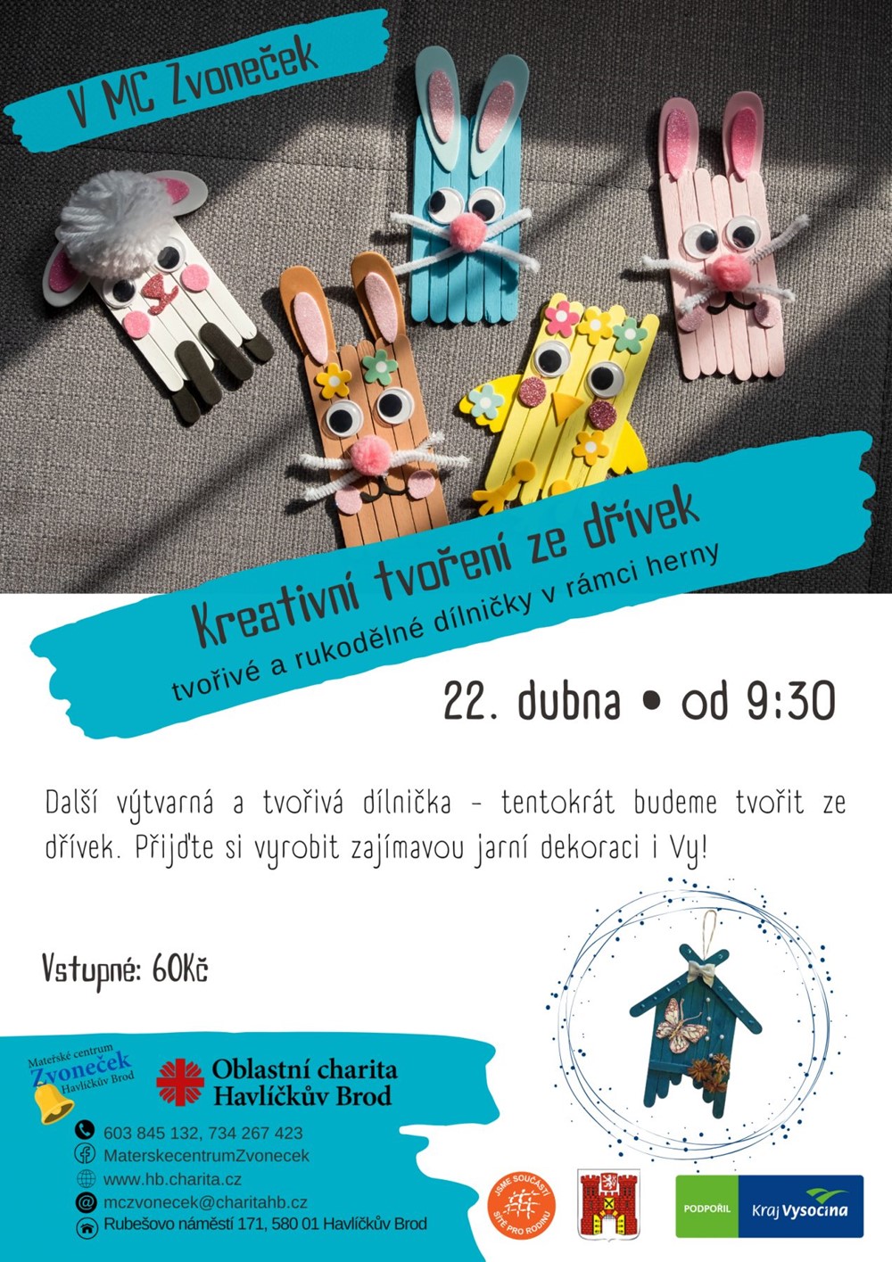 Kreativní tvoření ze dřívek