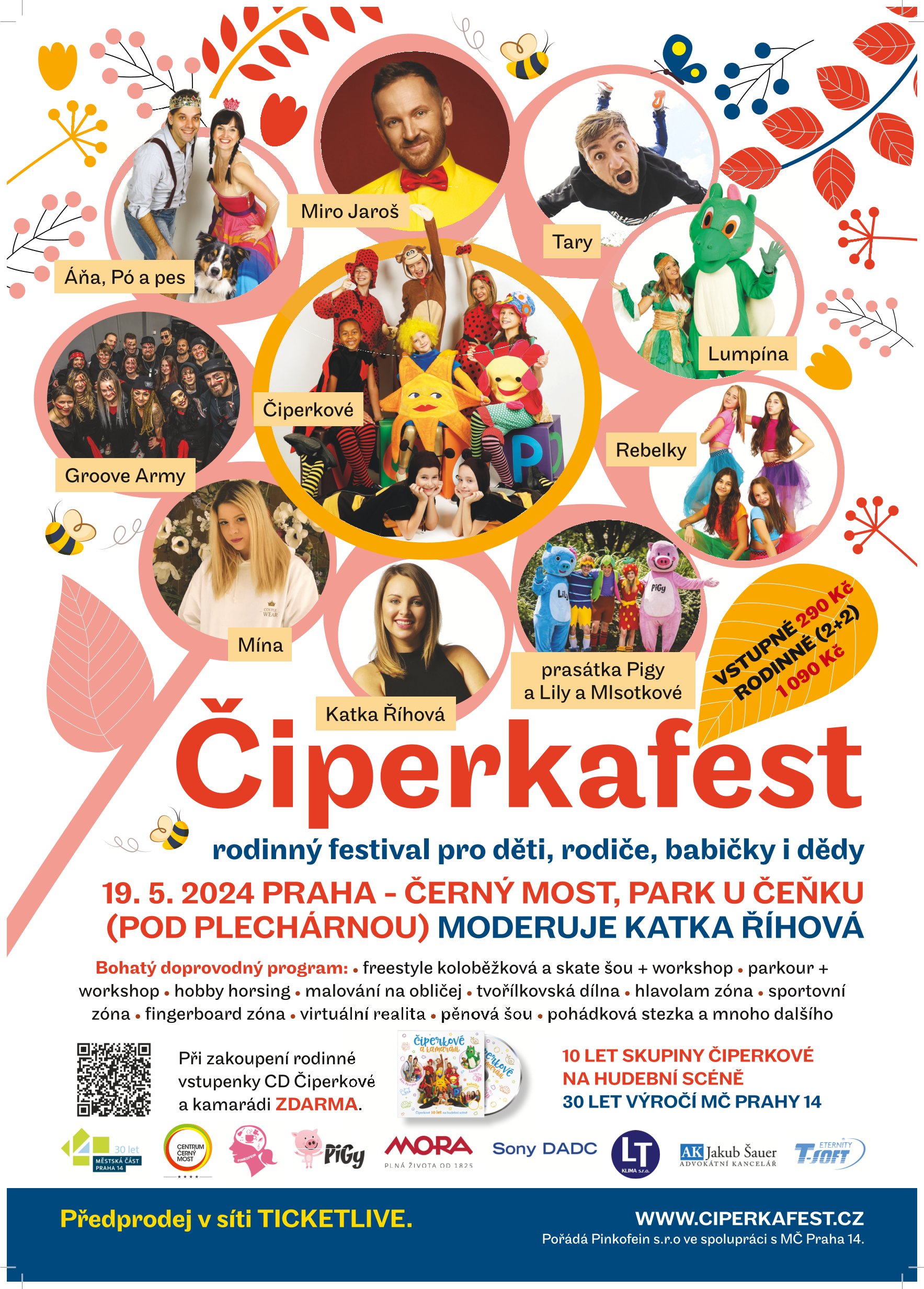 Vyhrajte vstupenky na Čiperkafest a oslavte desetileté výročí s populární dětskou kapelou