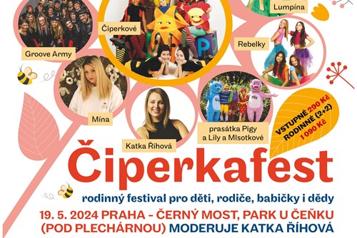 Vyhrajte vstupenky na Čiperkafest a oslavte desetileté výročí s populární dětskou kapelou