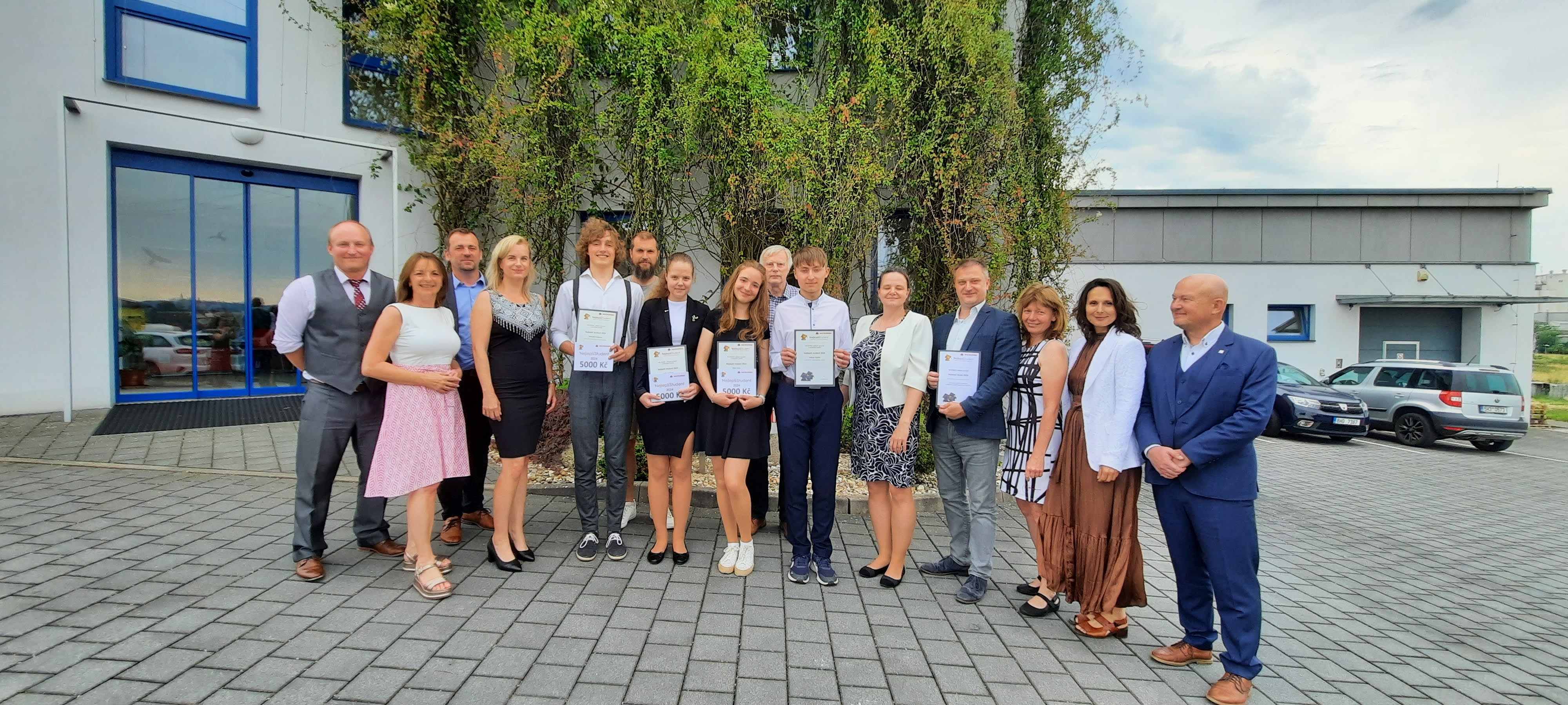 Nejlepší studenti roku 2024 jsou Réka Šuba, Lucie Endlová, Metoděj Svoboda a Tadeáš Fryčák