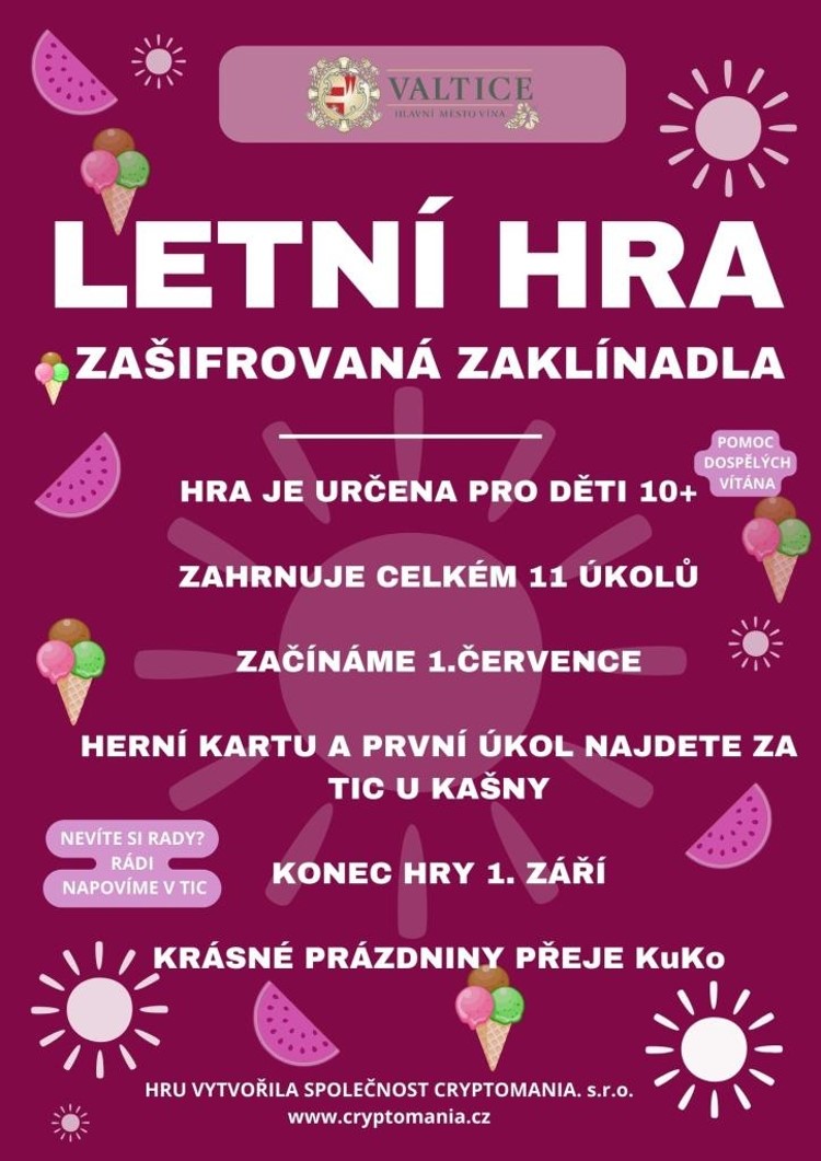 Letní šifrovací hra
