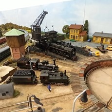 Modelové kolejiště nádraží Praha - Prosek