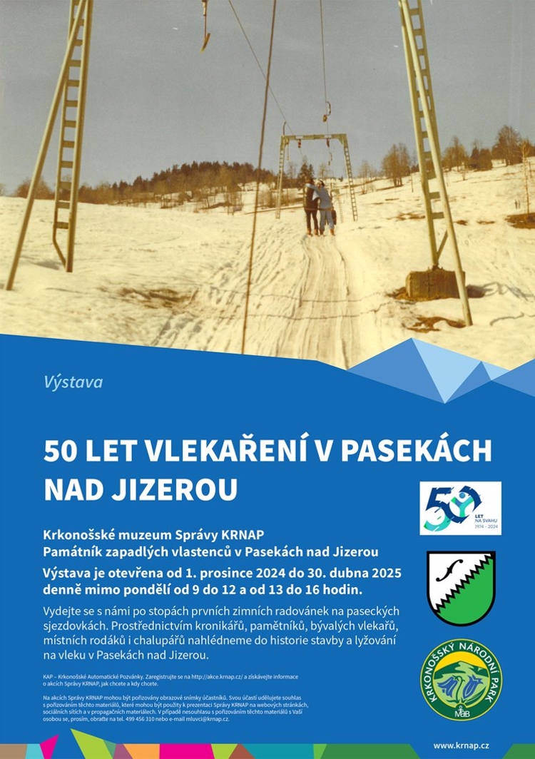 50 let vlekaření v Pasekách nad Jizerou