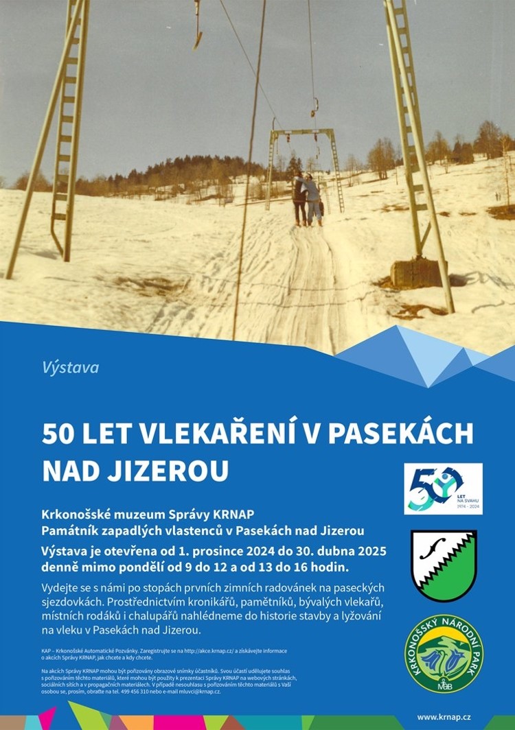 Padesát let vlekaření v Pasekách nad Jizerou