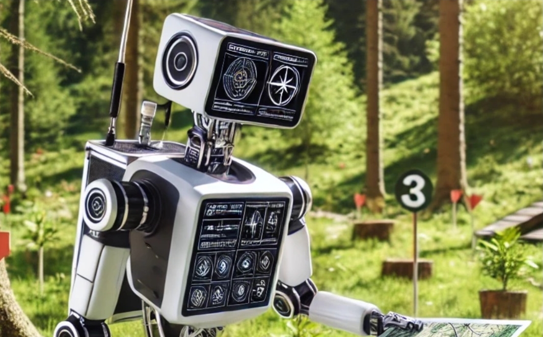 Robot orientierung na zámku Kynžvart