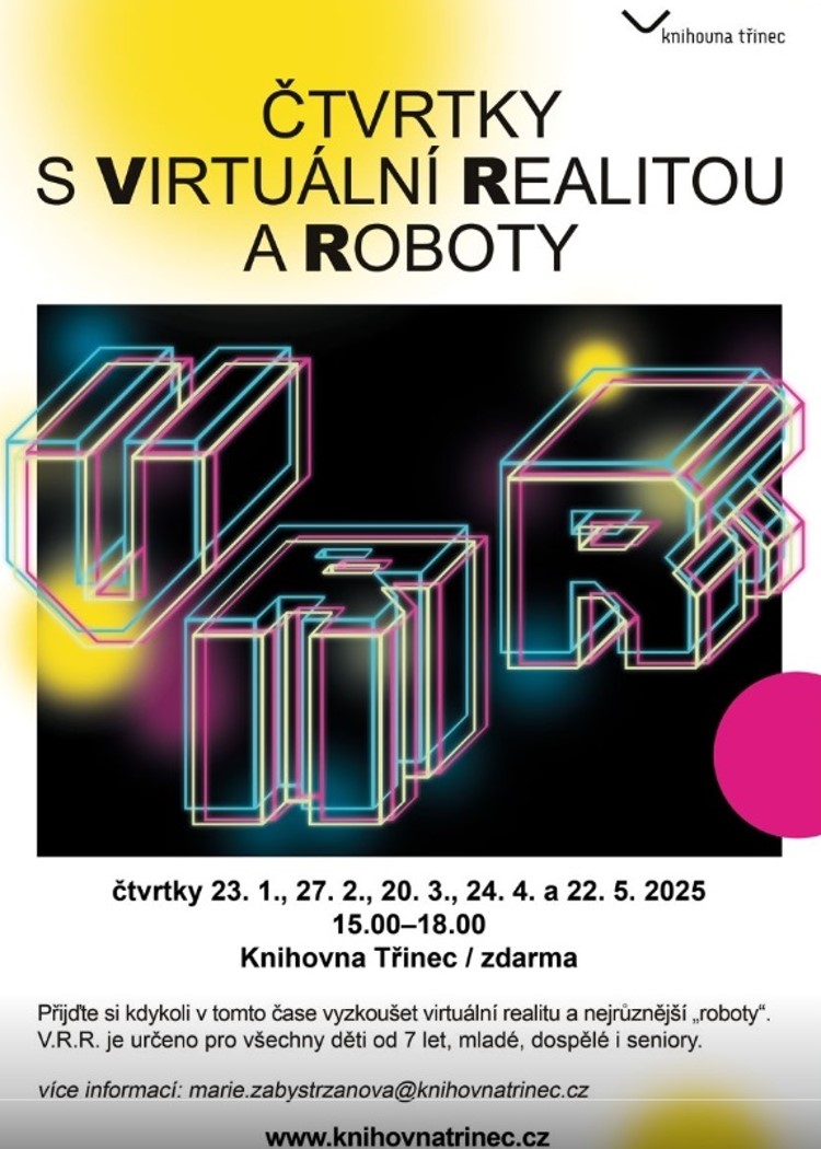 V.R.R. Čtvrtek s Virtuální realitou a Roboty